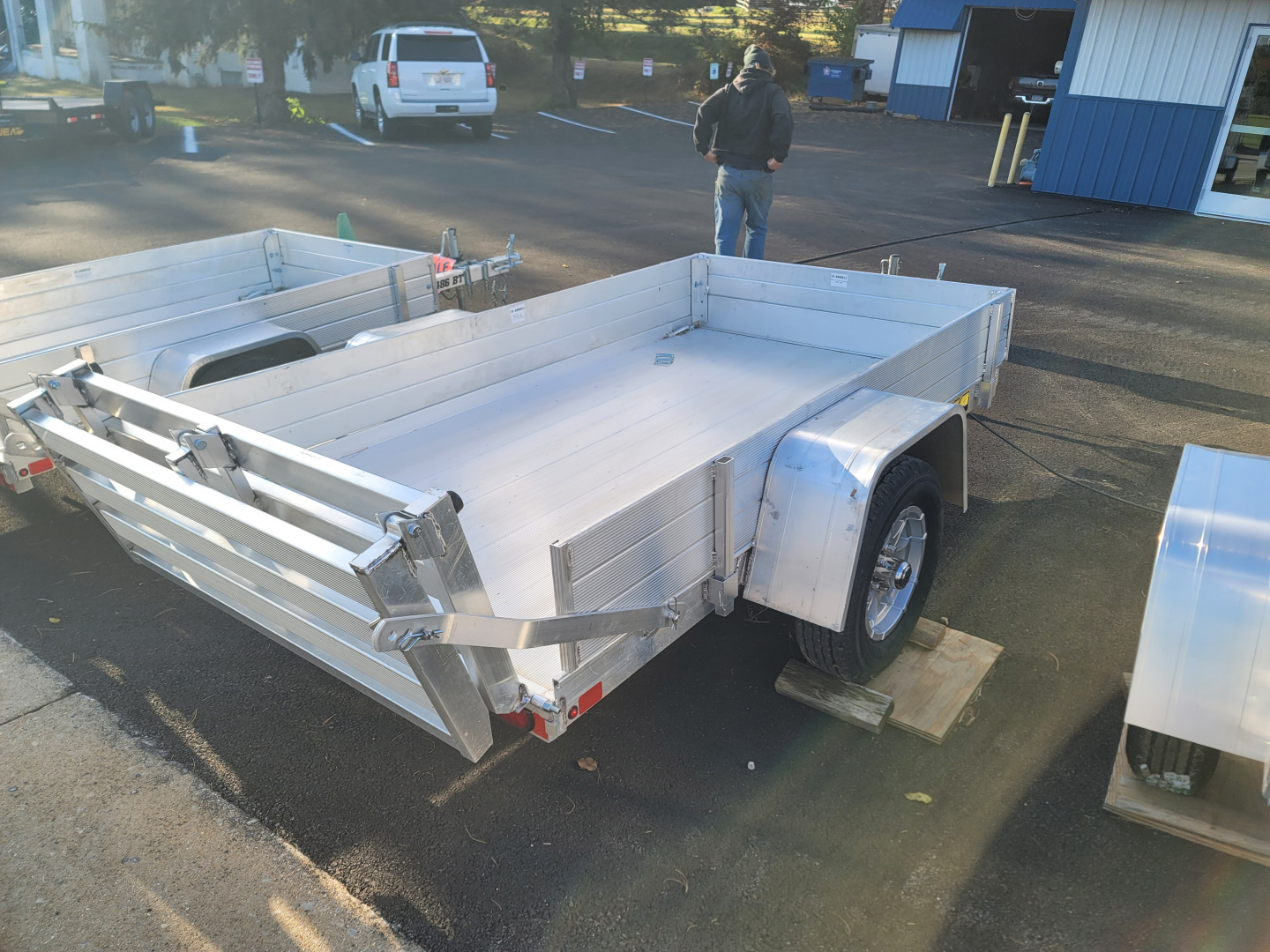 New 2025 ALUMA 54X8' UTILITY WITH TAILGATE Utility Trailer