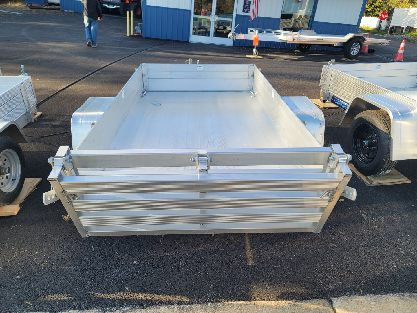 New 2025 ALUMA 54X8' UTILITY WITH TAILGATE Utility Trailer