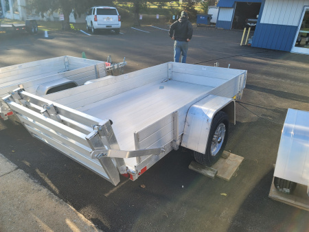 New 2025 ALUMA 54X8' UTILITY WITH TAILGATE Utility Trailer