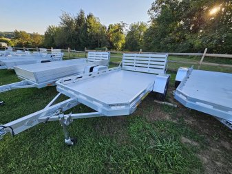New 2025 Aluma 77X10H-S-BT Utility Trailer