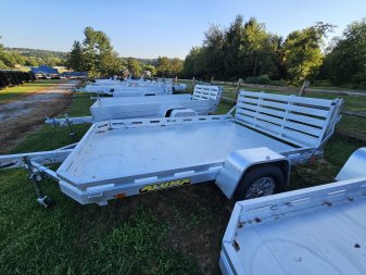 New 2025 Aluma 77X10H-S-BT Utility Trailer