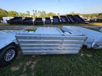 New 2025 Aluma 77X10H-S-BT Utility Trailer