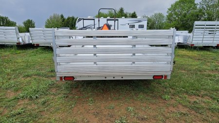 New 2025 ALUMA 81"X12S-R-BT-SR Utility Trailer