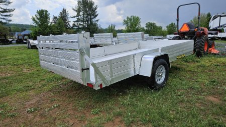 New 2025 ALUMA 81"X12S-R-BT-SR Utility Trailer