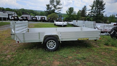 New 2025 ALUMA 81"X12S-R-BT-SR Utility Trailer