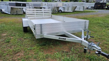 New 2025 ALUMA 81"X12S-R-BT-SR Utility Trailer