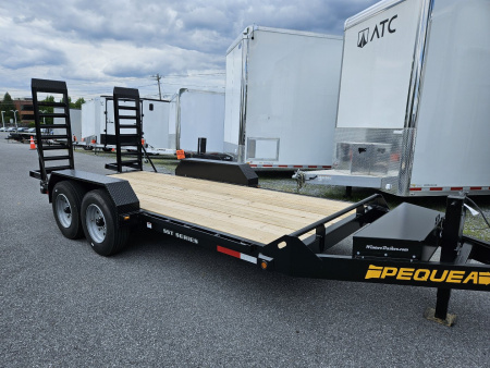 New 2024 PEQUEA TRAILERS SST 16' Equipment Trailer