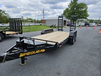 New 2024 PEQUEA TRAILERS SST 16' Equipment Trailer