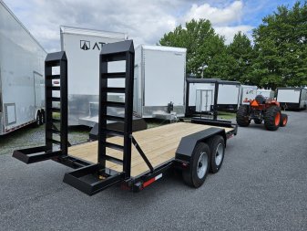 New 2024 PEQUEA TRAILERS SST 16' Equipment Trailer