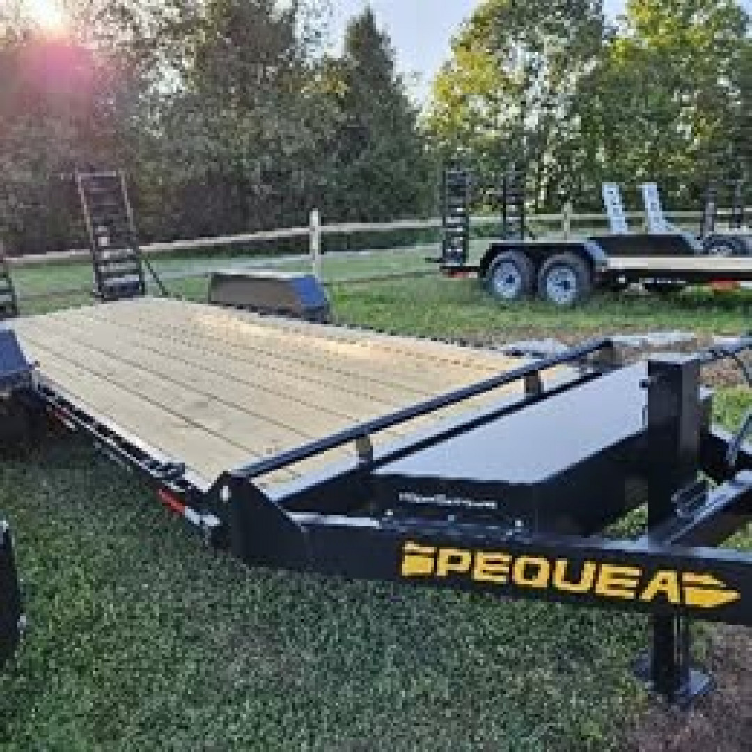 New 2024 PEQUEA 1020SST Equipment Trailer