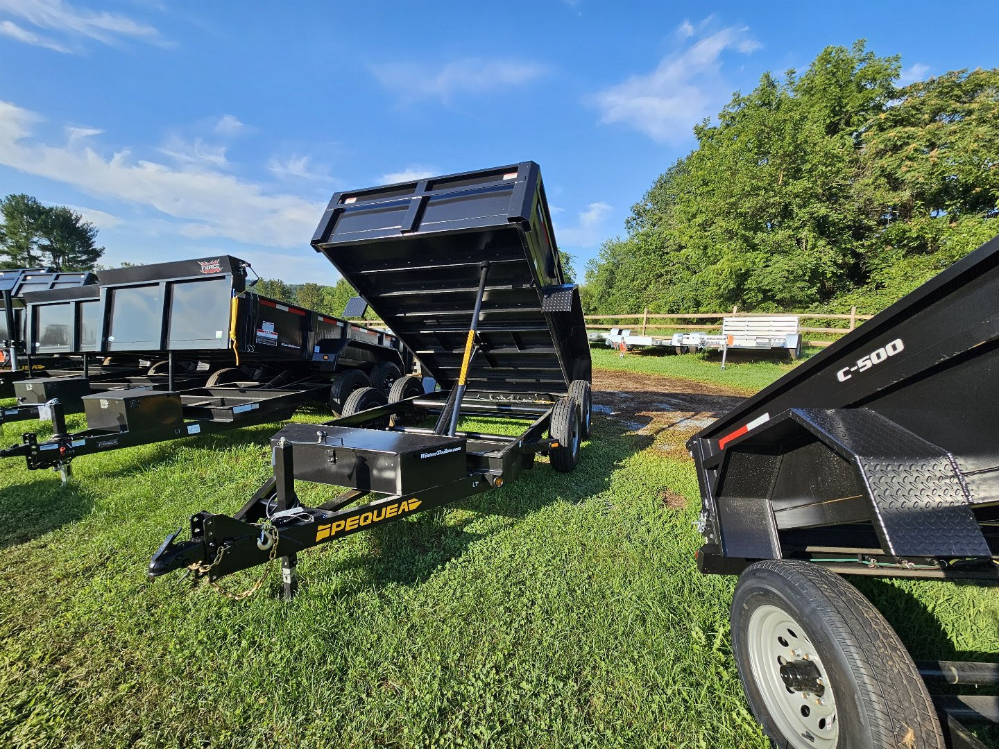 New 2024 PEQUEA C1500 Dump Trailer