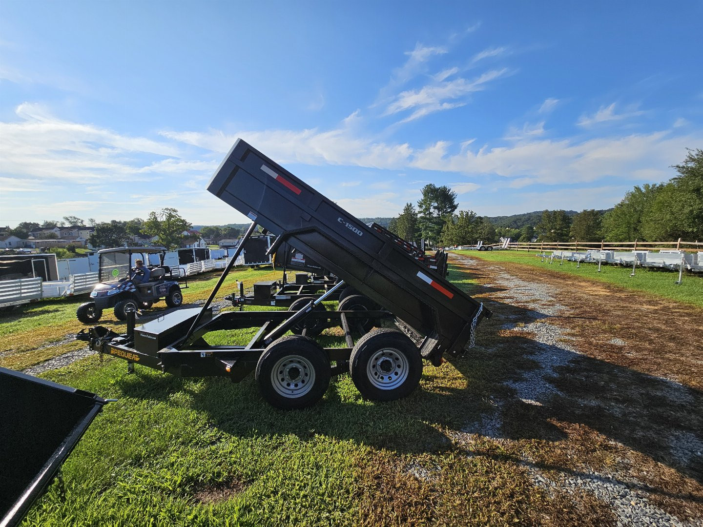 New 2024 PEQUEA C1500 Dump Trailer