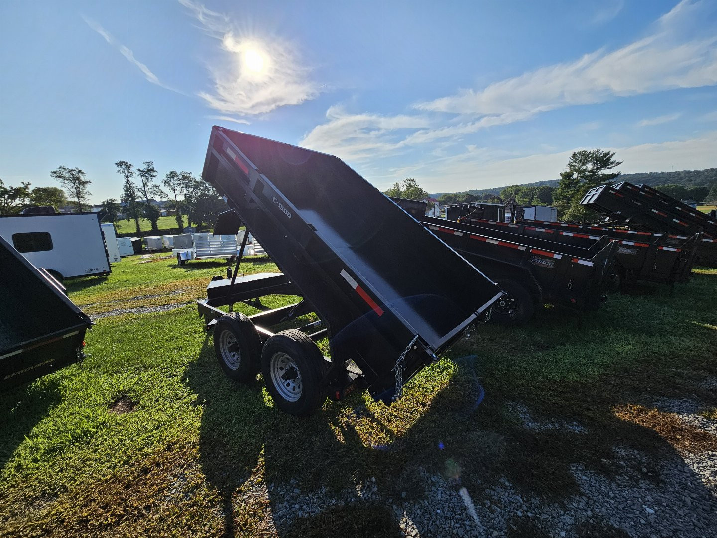 New 2024 PEQUEA C1500 Dump Trailer