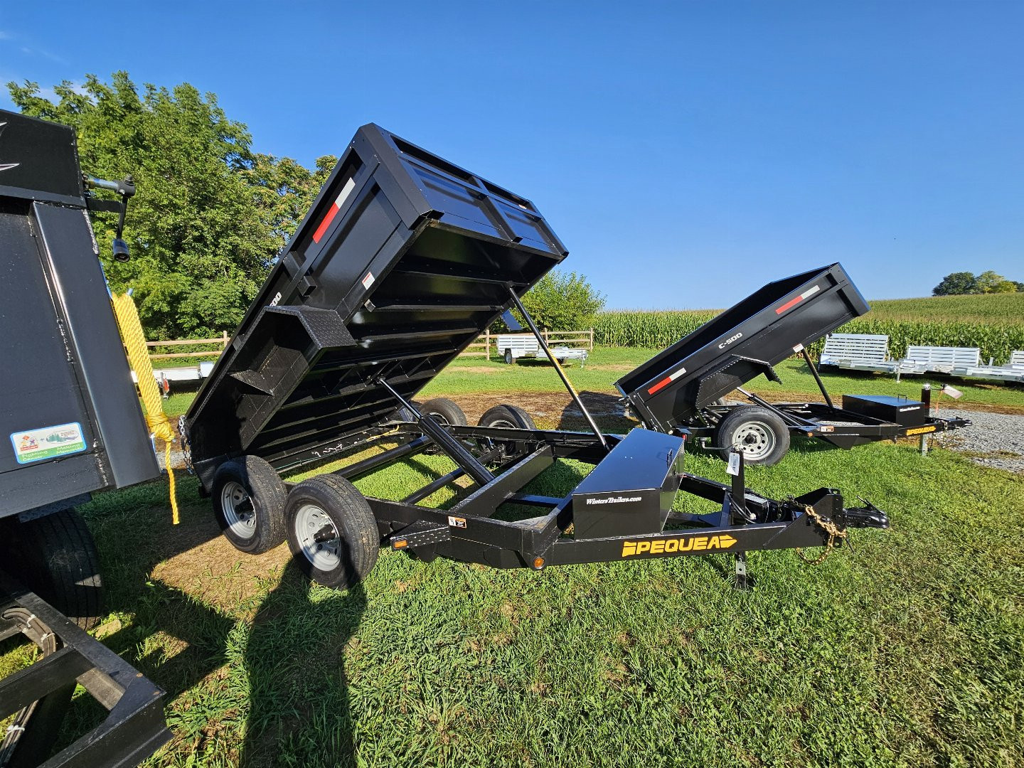 New 2024 PEQUEA C1500 Dump Trailer