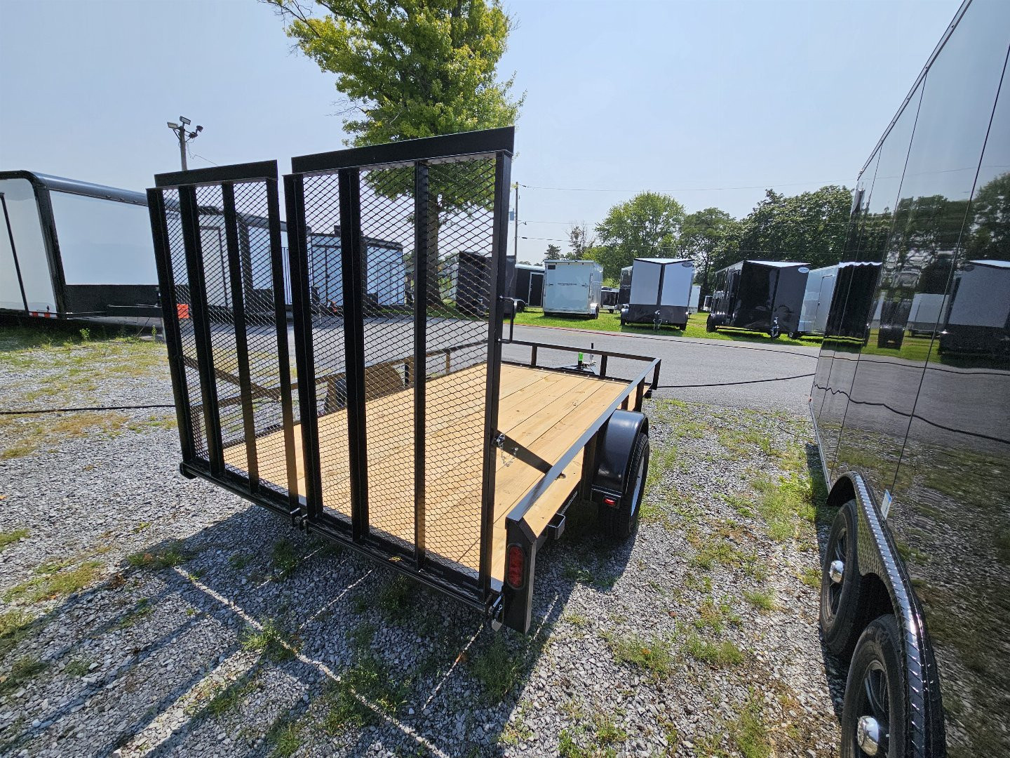 New 2024 PEQUEA TRAILERS 80x12SA Utility Trailer