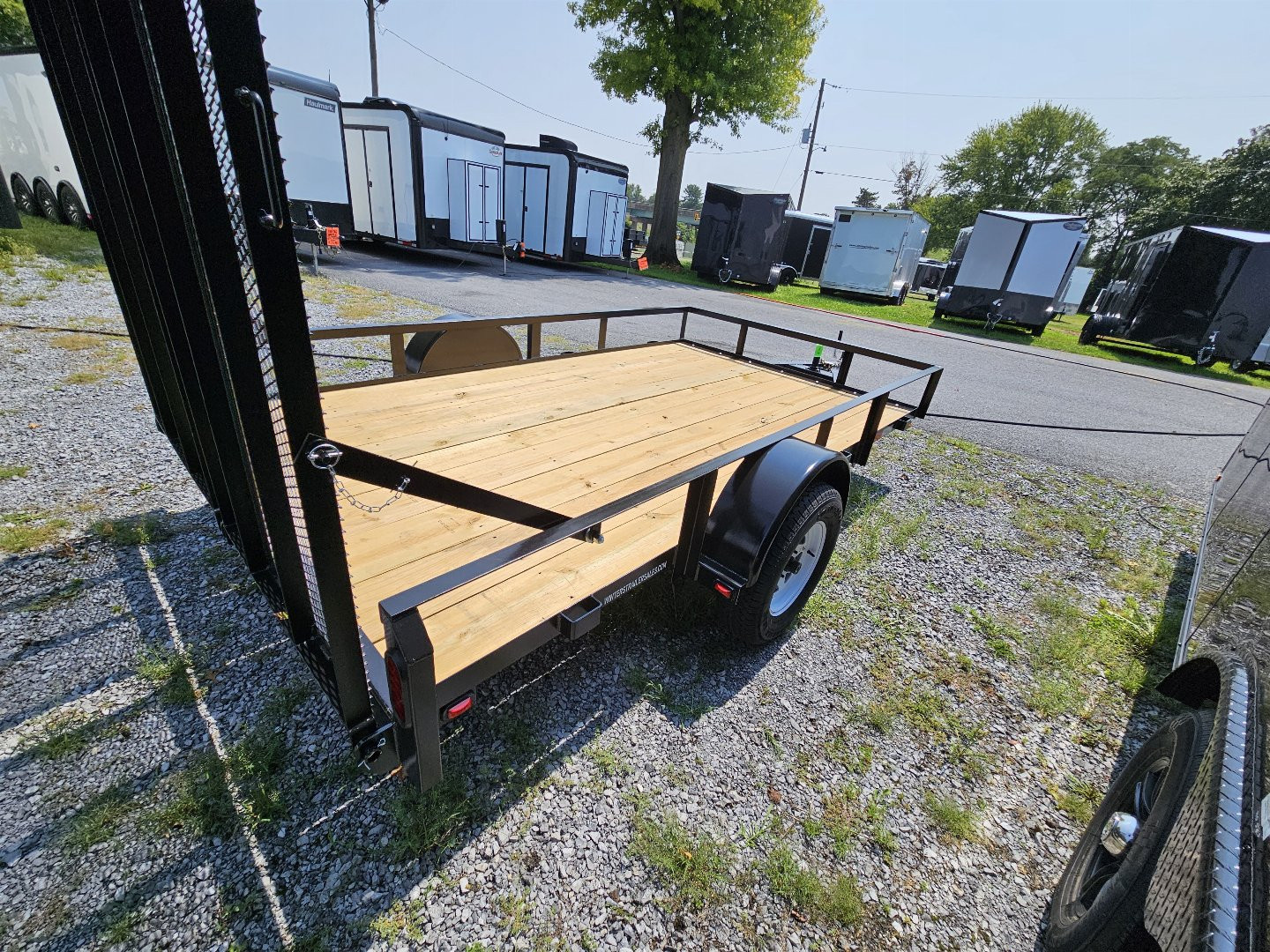 New 2024 PEQUEA TRAILERS 80x12SA Utility Trailer