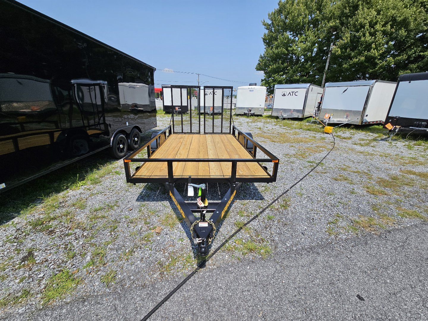 New 2024 PEQUEA TRAILERS 80x12SA Utility Trailer