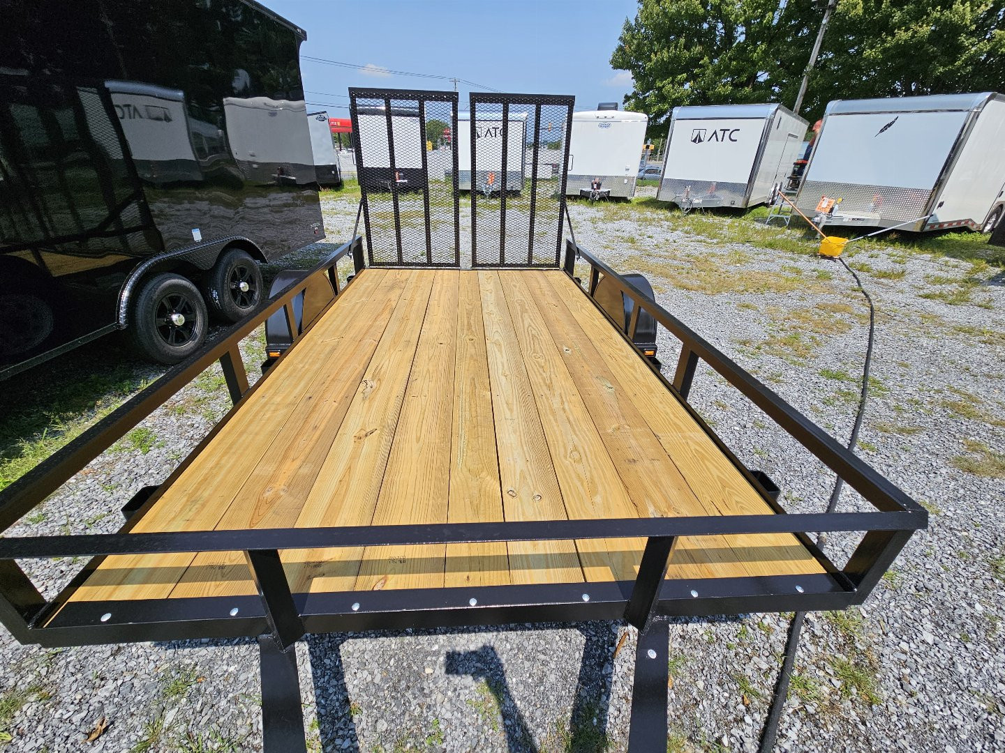 New 2024 PEQUEA TRAILERS 80x12SA Utility Trailer