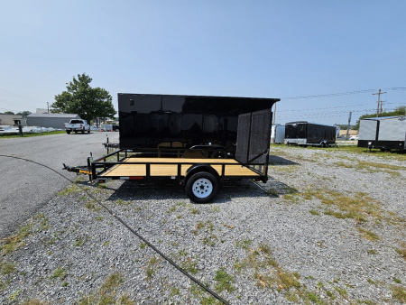 New 2024 PEQUEA TRAILERS 80x12SA Utility Trailer