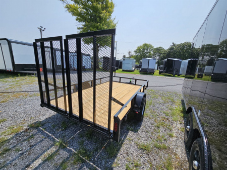 New 2024 PEQUEA TRAILERS 80x12SA Utility Trailer