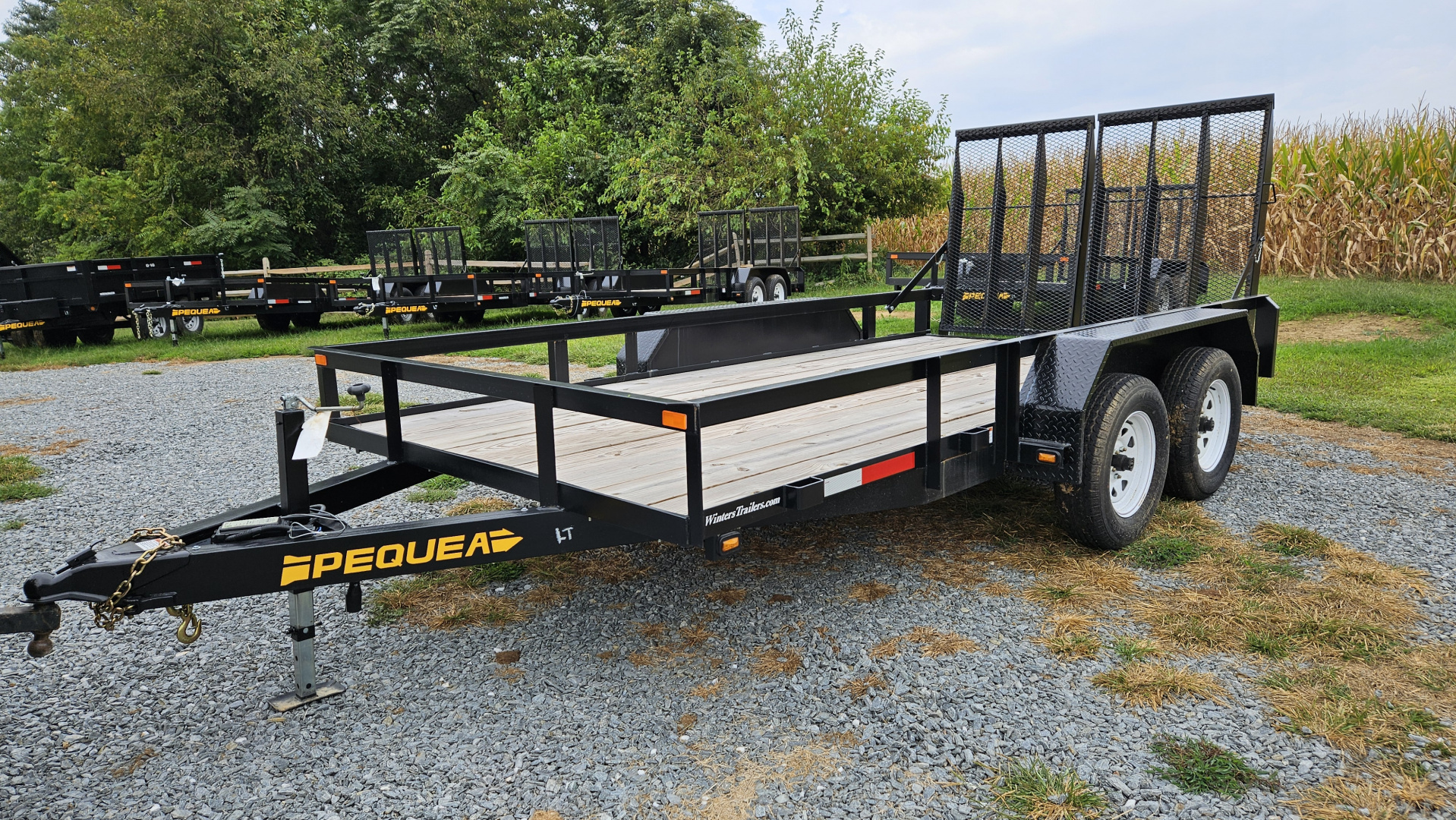 New 2024 Pequea Trailers 80X14TA Utility Trailer