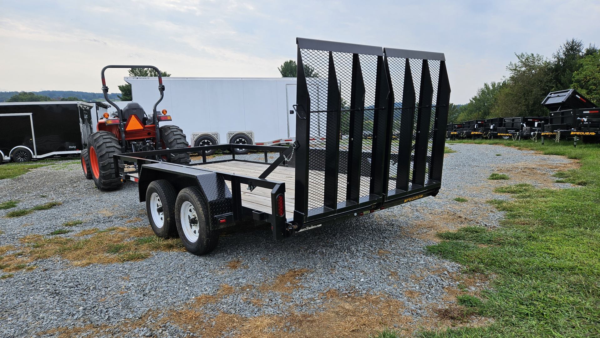 New 2024 Pequea Trailers 80X14TA Utility Trailer