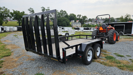New 2024 Pequea Trailers 80X14TA Utility Trailer