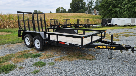 New 2024 Pequea Trailers 80X14TA Utility Trailer