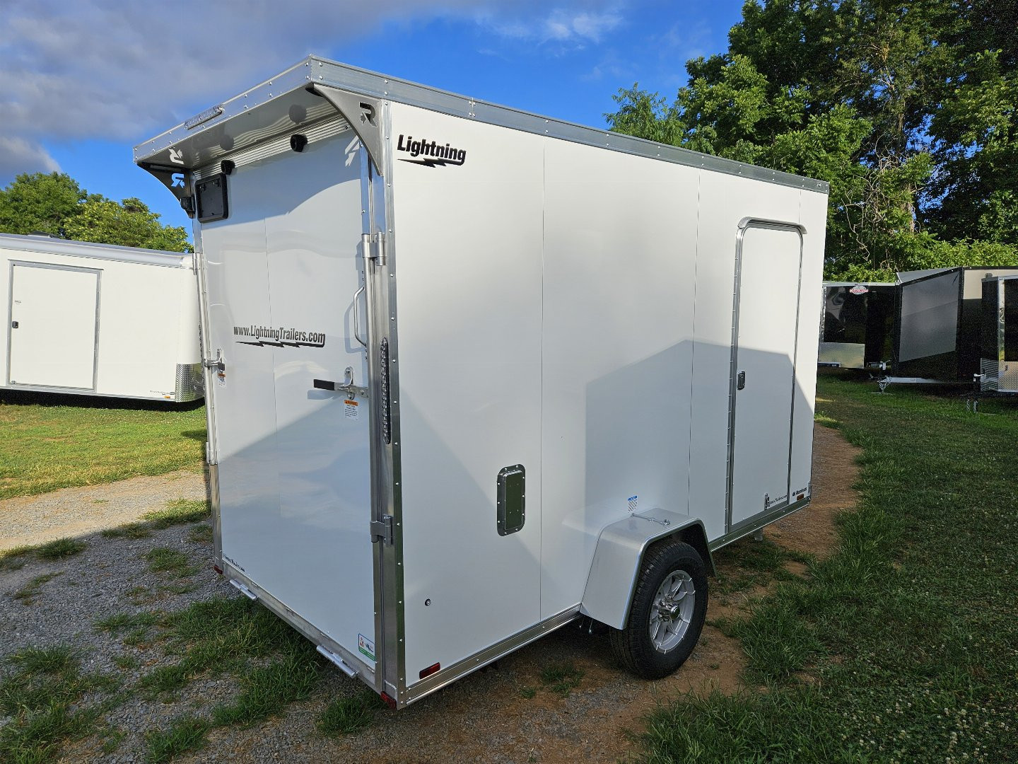 New 2025 Lightning Trailers 6X12 SA Utility Trailer
