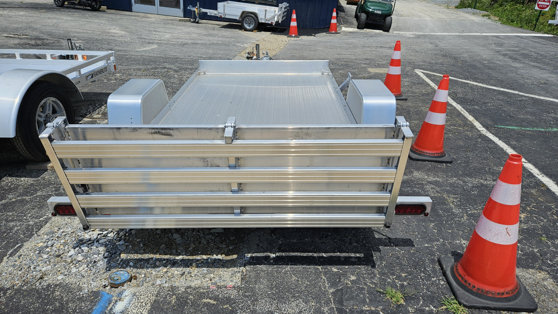 New 2024 Bear Track 65X10' Utility Trailer