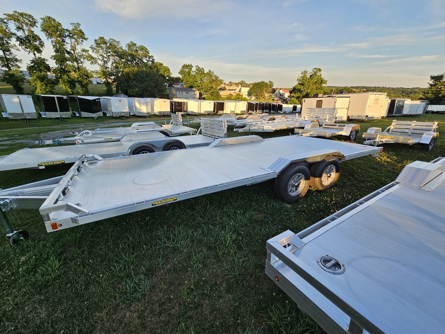 New 2025 Aluma WB20H-TA-EL ATV Trailer