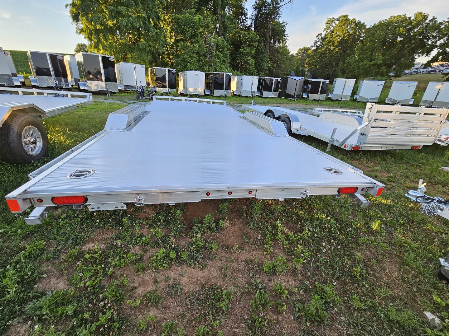 New 2025 Aluma WB20H-TA-EL ATV Trailer