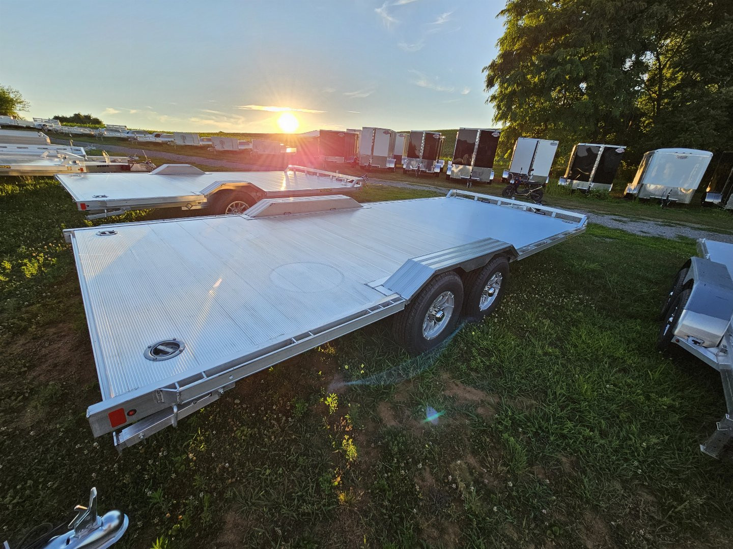 New 2025 Aluma WB20H-TA-EL ATV Trailer