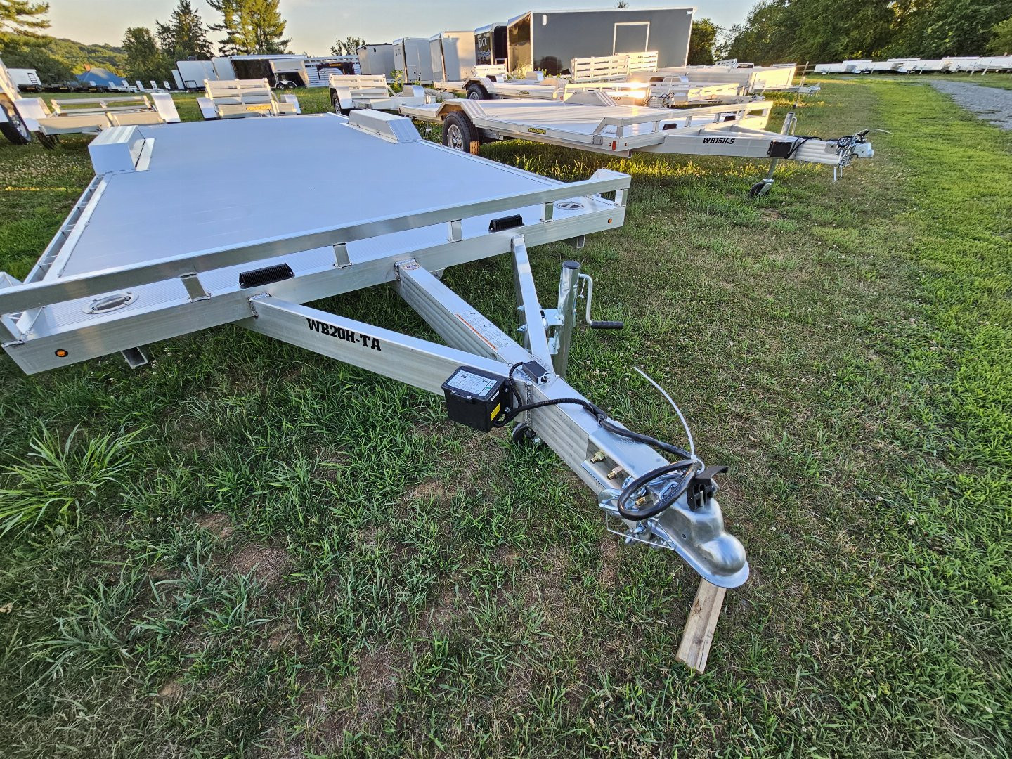 New 2025 Aluma WB20H-TA-EL ATV Trailer