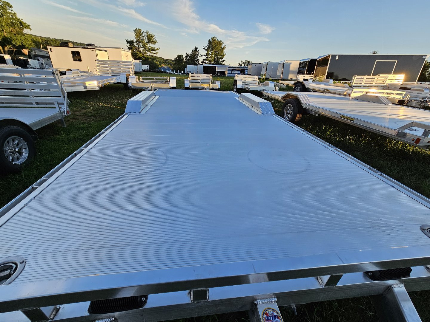 New 2025 Aluma WB20H-TA-EL ATV Trailer