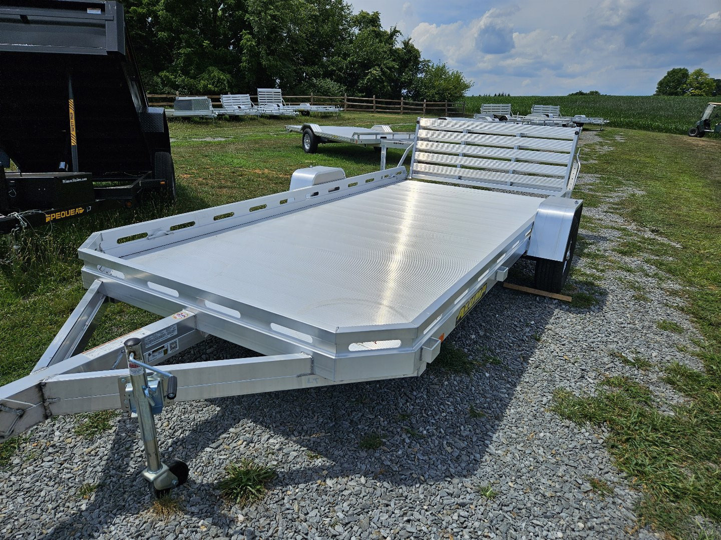 New 2025 Aluma 78X14S-BT Utility Trailer
