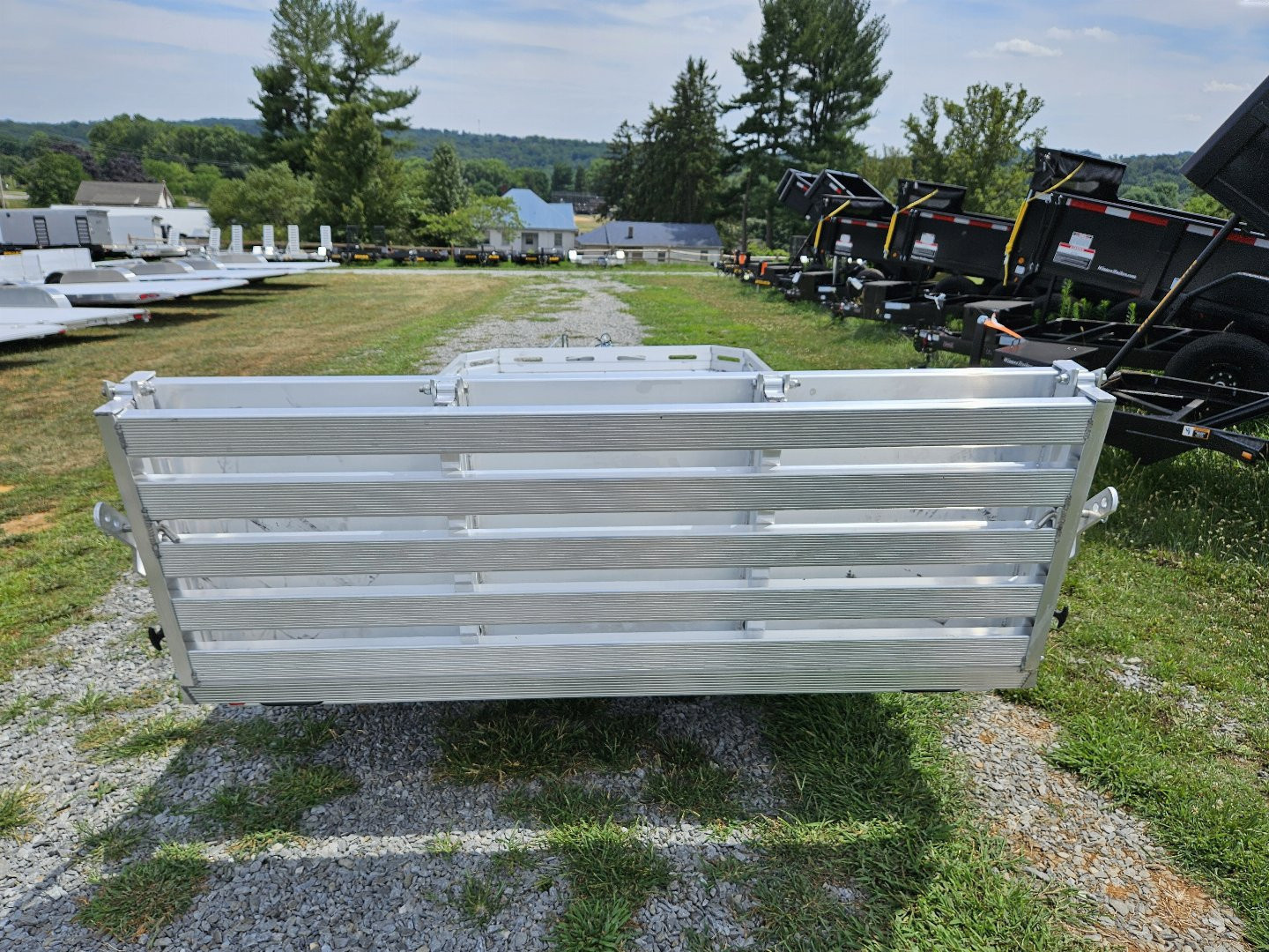 New 2025 Aluma 78X14S-BT Utility Trailer