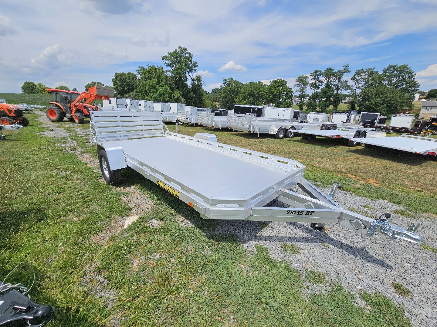 New 2025 Aluma 78X14S-BT Utility Trailer
