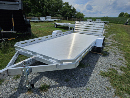 New 2025 Aluma 78X14S-BT Utility Trailer