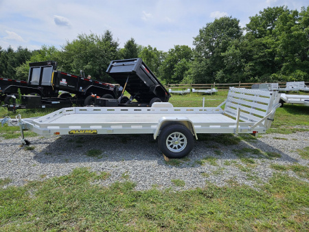 New 2025 Aluma 78X14S-BT Utility Trailer