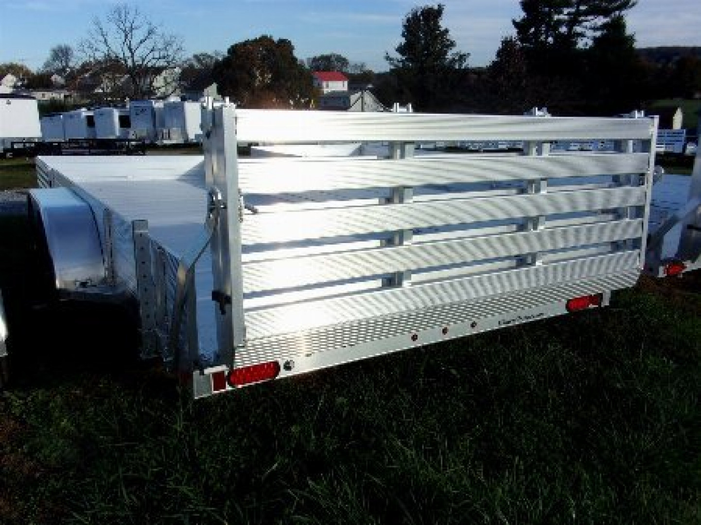 New 2024 Aluma 81X20TA ATV Trailer