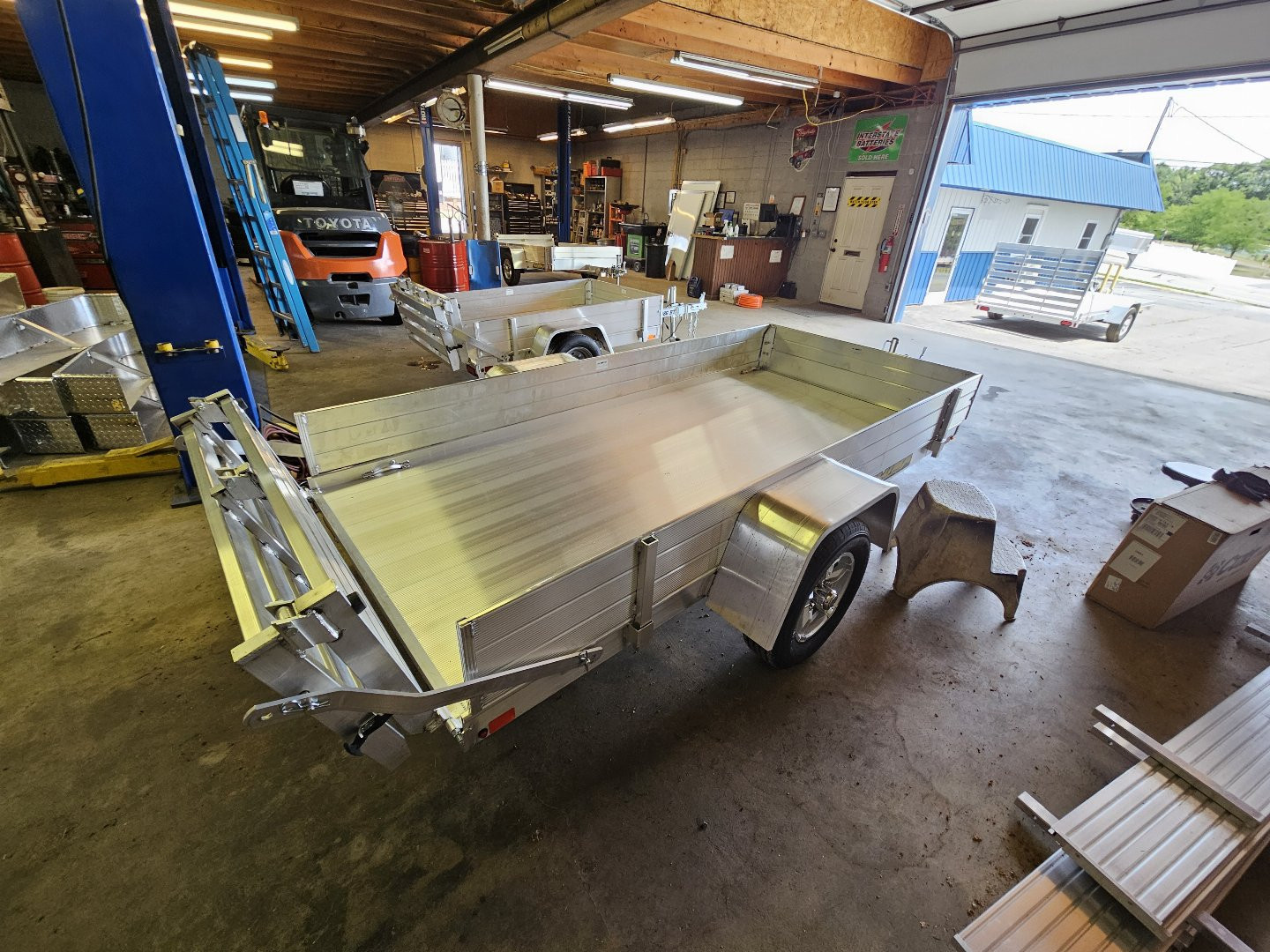 New 2025 Aluma 54X10S-BT Utility Trailer