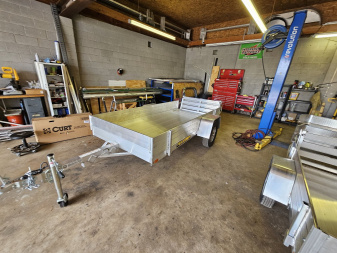 New 2025 Aluma 54X10S-BT Utility Trailer