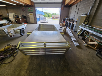 New 2025 Aluma 54X10S-BT Utility Trailer