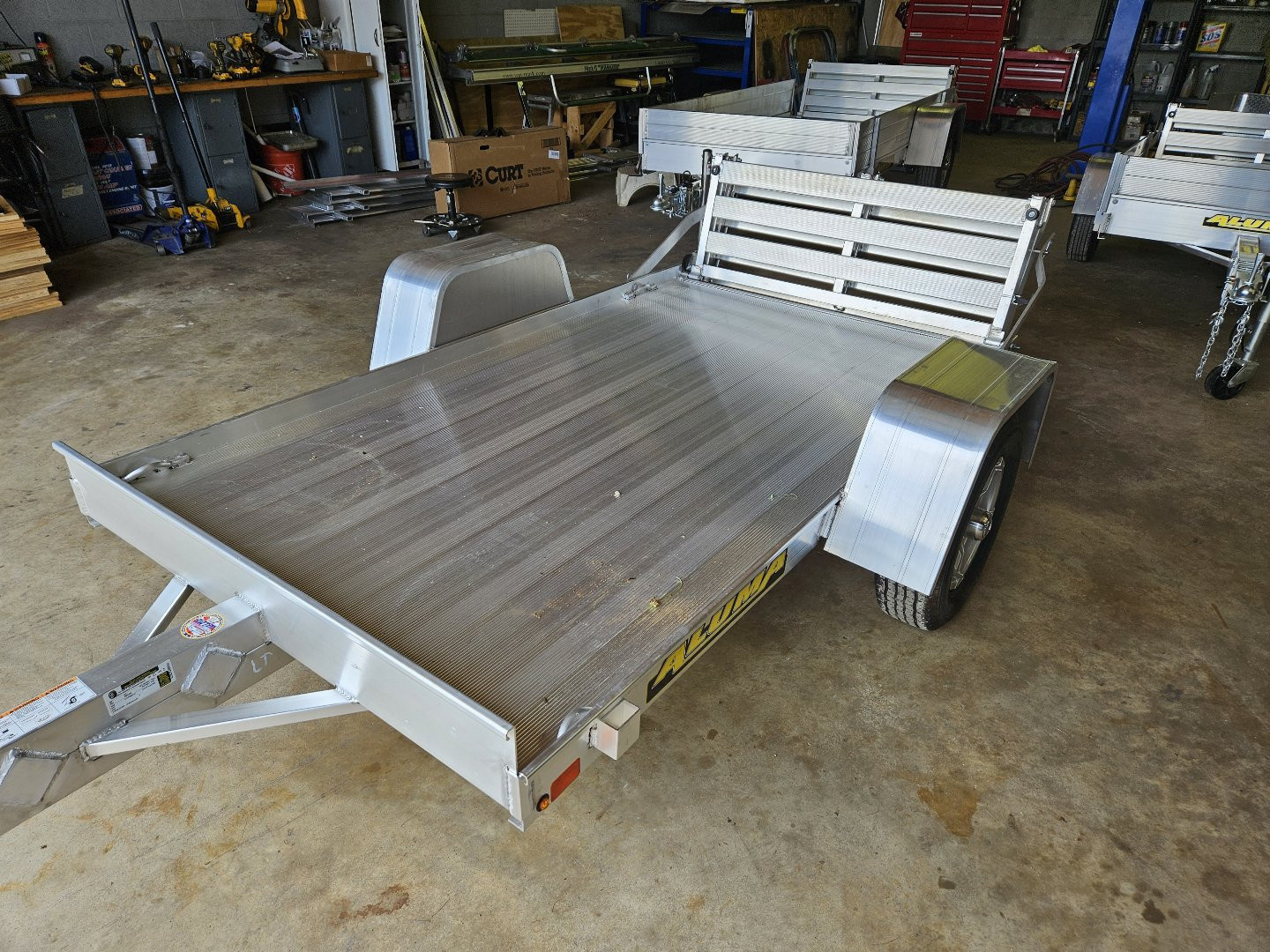 New 2025 ALUMA 54X8' UTILITY WITH TAILGATE Utility Trailer