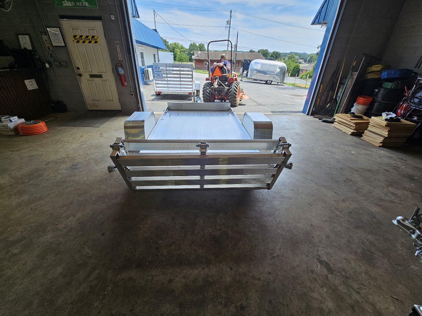 New 2025 ALUMA 54X8' UTILITY WITH TAILGATE Utility Trailer