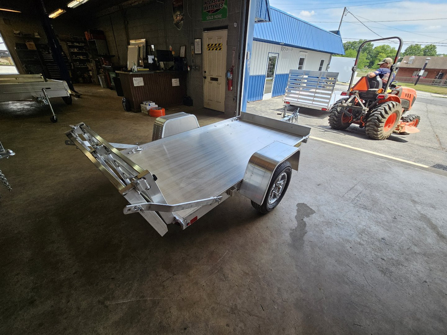 New 2025 ALUMA 54X8' UTILITY WITH TAILGATE Utility Trailer