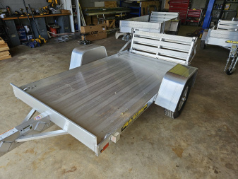 New 2025 ALUMA 54X8' UTILITY WITH TAILGATE Utility Trailer