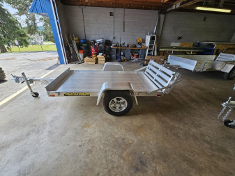 New 2025 ALUMA 54X8' UTILITY WITH TAILGATE Utility Trailer