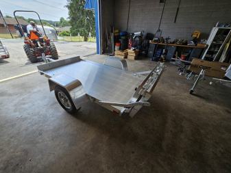 New 2025 ALUMA 54X8' UTILITY WITH TAILGATE Utility Trailer